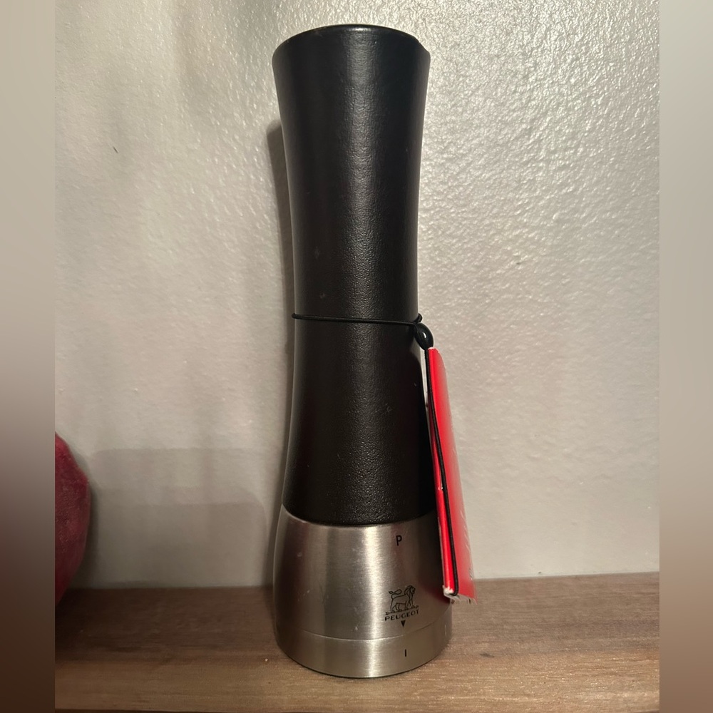 Peugeot Madras Dark brown wood and Stainless Pepper Mill
